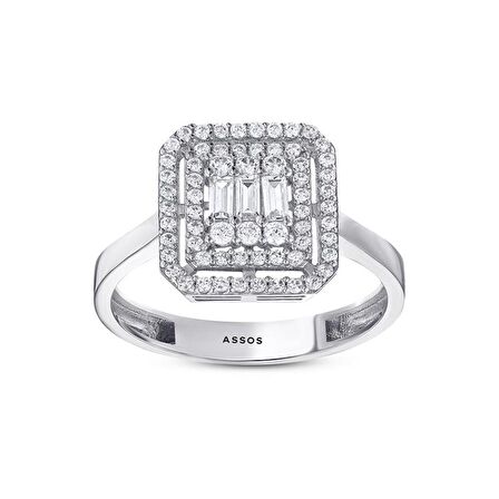 Baget Taşlı Altın Yüzük