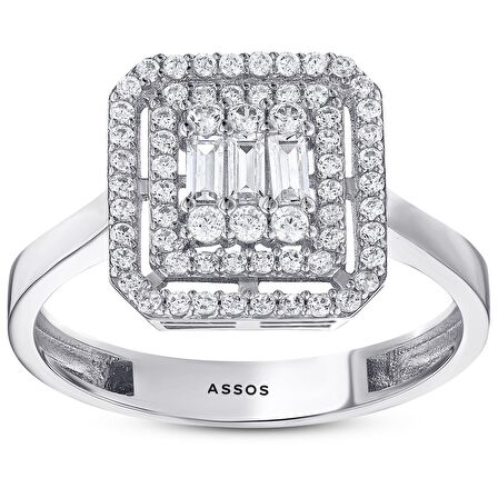 Baget Taşlı Altın Yüzük