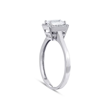 Baget Taşlı Altın Yüzük