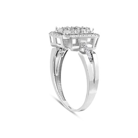 Baget Taşlı Altın Yüzük