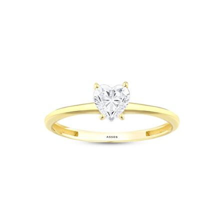 Altın Tektaş Yüzük