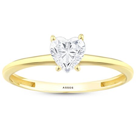 Altın Tektaş Yüzük