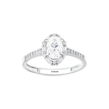 Baget Taşlı Altın Yüzük