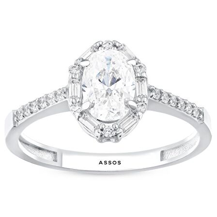 Baget Taşlı Altın Yüzük