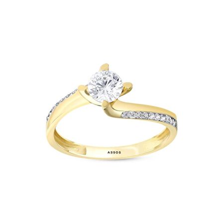 Altın Tektaş Yüzük