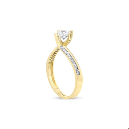 Altın Tektaş Yüzük