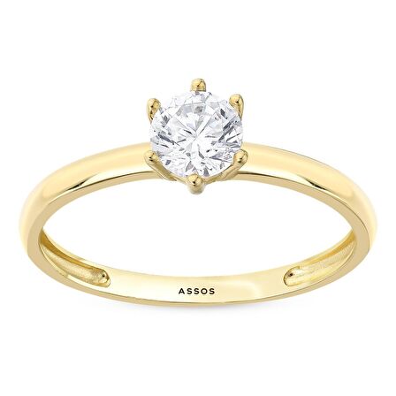 Altın Tektaş Yüzük