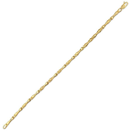 Tasarım Altın Erkek Bileklik - 14K - 7.88gr