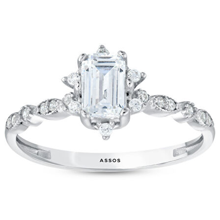 Baget Taşlı Altın Yüzük