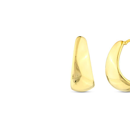 Tasarım Altın Küpe