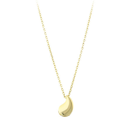 Altın Damla Kolye - 14K - 1.60gr