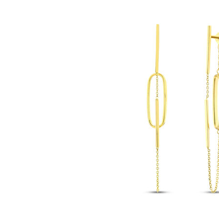 Altın Tasarım Küpe - 14K - 4.50gr