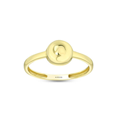 Tasarım Altın Yüzük - 14K - 1.11gr