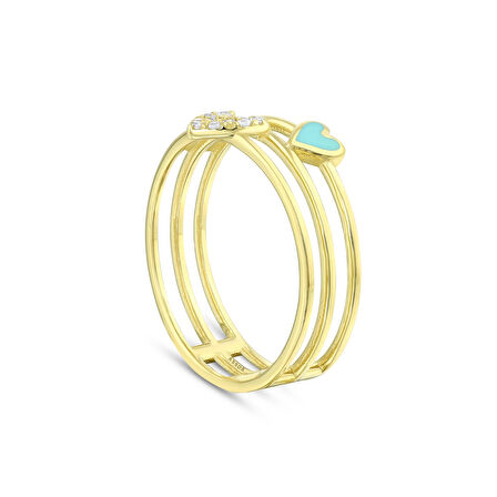 Tasarım Altın Yüzük - 14K - 2.29gr