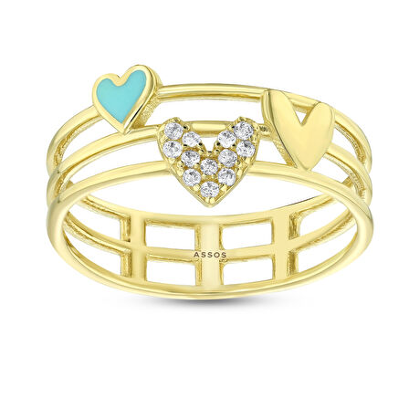 Tasarım Altın Yüzük - 14K - 2.29gr