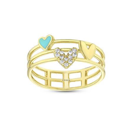 Tasarım Altın Yüzük - 14K - 2.29gr