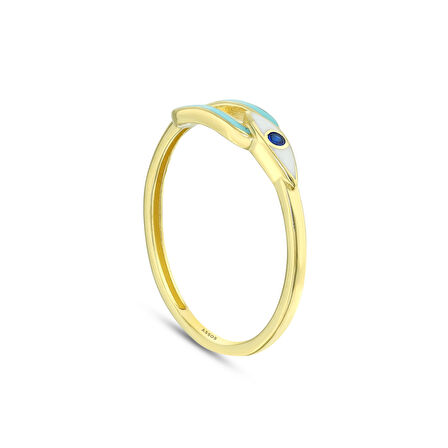 Tasarım Altın Yüzük - 14K - 1.08gr