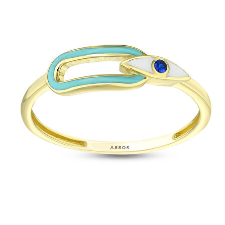 Tasarım Altın Yüzük - 14K - 1.08gr