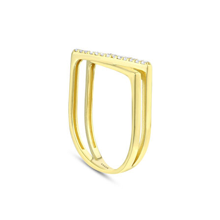 Tasarım Altın Yüzük - 14K - 2.05gr