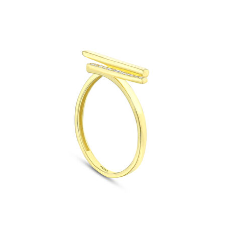 Tasarım Altın Yüzük - 14K - 1.46gr