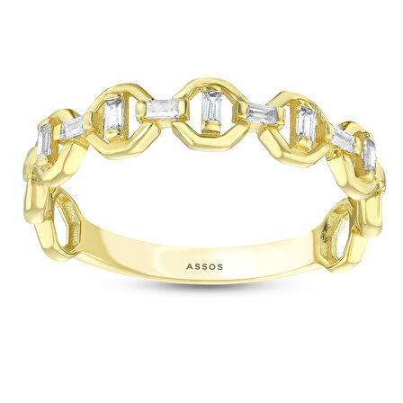 Tasarım Altın Yüzük - 14K - 1.51gr