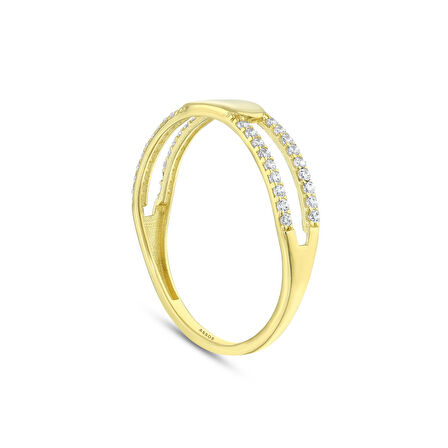 Tasarım Altın Yüzük - 14K - 1.15gr
