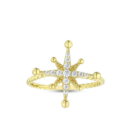 Tasarım Altın Yüzük - 14K - 1.55gr