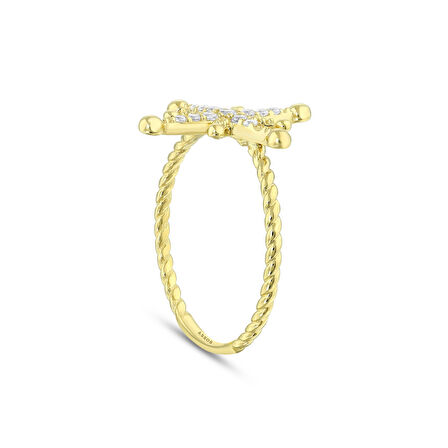 Tasarım Altın Yüzük - 14K - 1.55gr