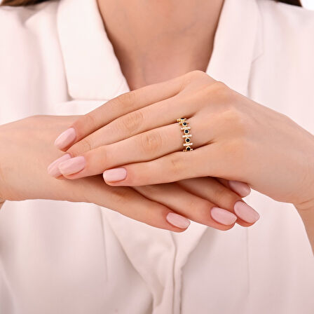 Tasarım Altın Yüzük - 14K - 1.62gr