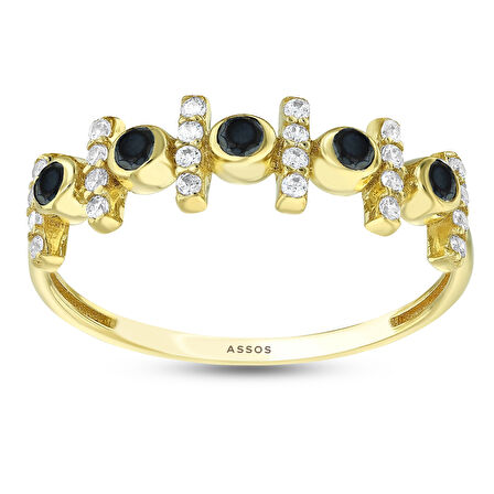 Tasarım Altın Yüzük - 14K - 1.62gr