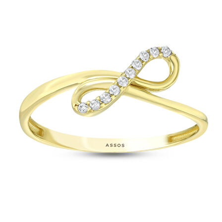 Tasarım Altın Yüzük - 14K - 1.05gr