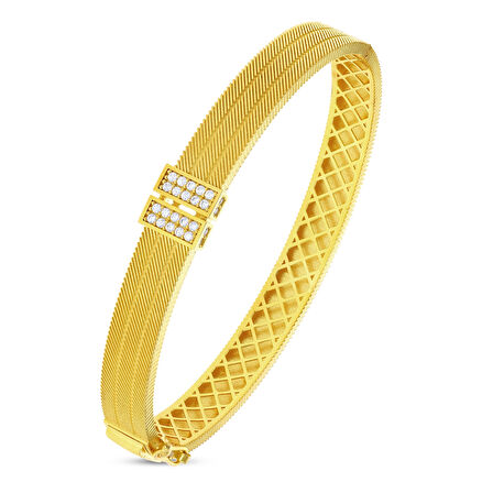 Tasarım Altın Kelepçe - 14K - 13.23gr