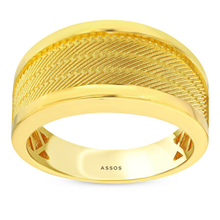 Tasarım Altın Yüzük - 14K - 3.77gr