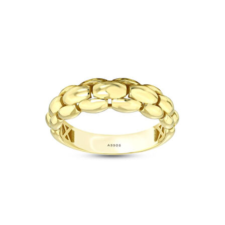 Tasarım Altın Yüzük - 14K - 3.27gr