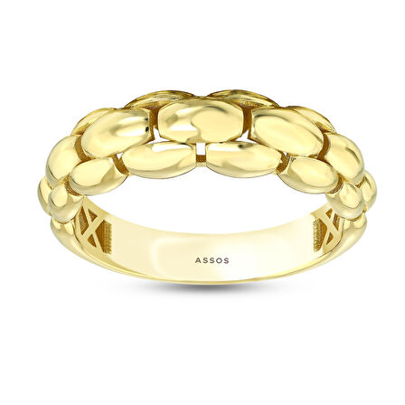 Tasarım Altın Yüzük - 14K - 3.27gr