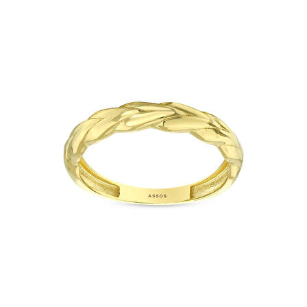 Tasarım Altın Yüzük - 14K - 1.66gr