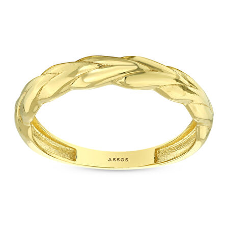 Tasarım Altın Yüzük - 14K - 1.66gr