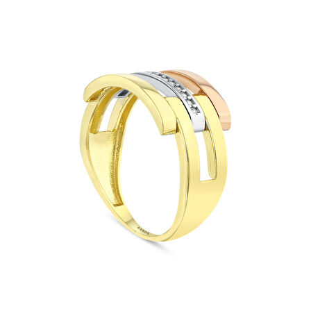 Tasarım Altın Yüzük - 14K - 3.18gr