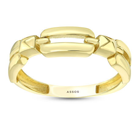 Tasarım Altın Yüzük - 14K - 2.03gr