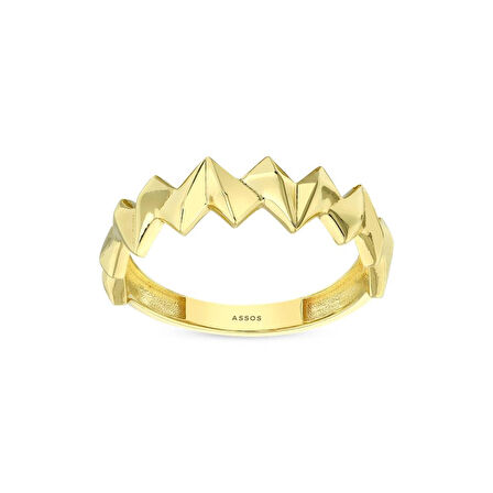 Tasarım Altın Yüzük - 14K - 2.03gr