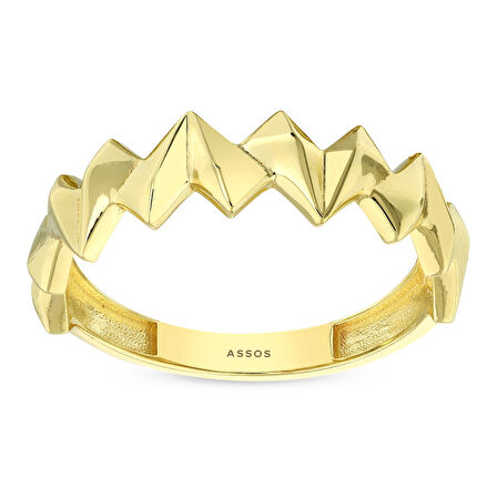 Tasarım Altın Yüzük - 14K - 2.03gr
