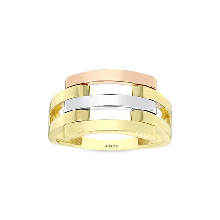 Tasarım Altın Yüzük - 14K - 2.99gr