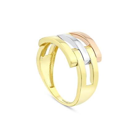 Tasarım Altın Yüzük - 14K - 2.99gr