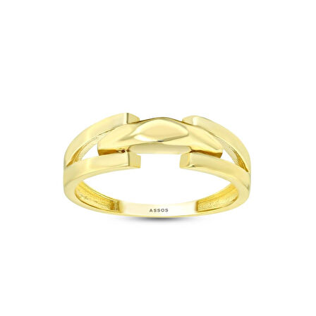 Tasarım Altın Yüzük - 14K - 1.99gr