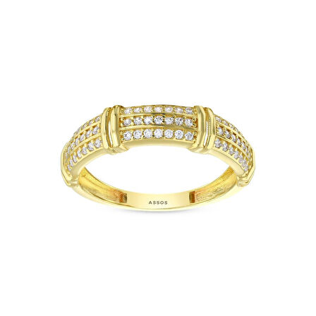 Tasarım Altın Yüzük - 14K - 2.27gr