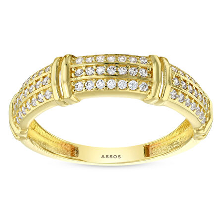 Tasarım Altın Yüzük - 14K - 2.27gr