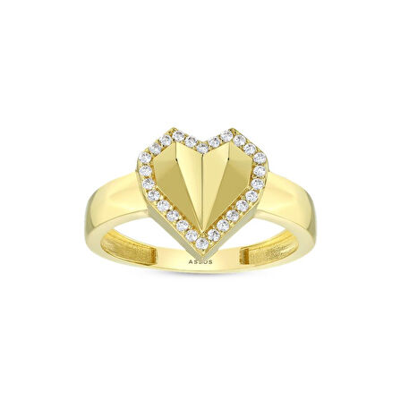 Tasarım Altın Yüzük - 14K - 2.38gr