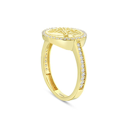 Tasarım Altın Yüzük - 14K - 2.81gr