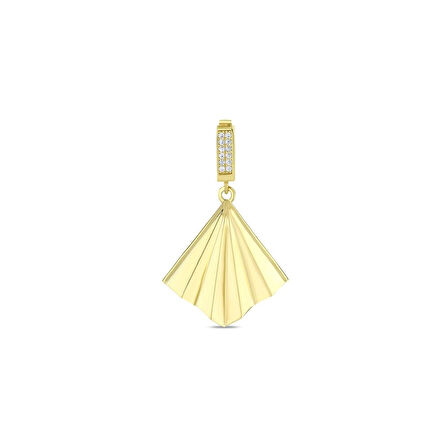 Altın Tasarım Kolye Ucu - 14K - 2.49gr