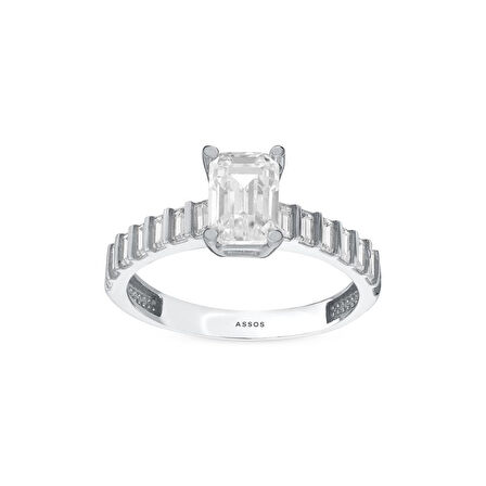Altın Baget Yüzük - 14K - 2.55gr
